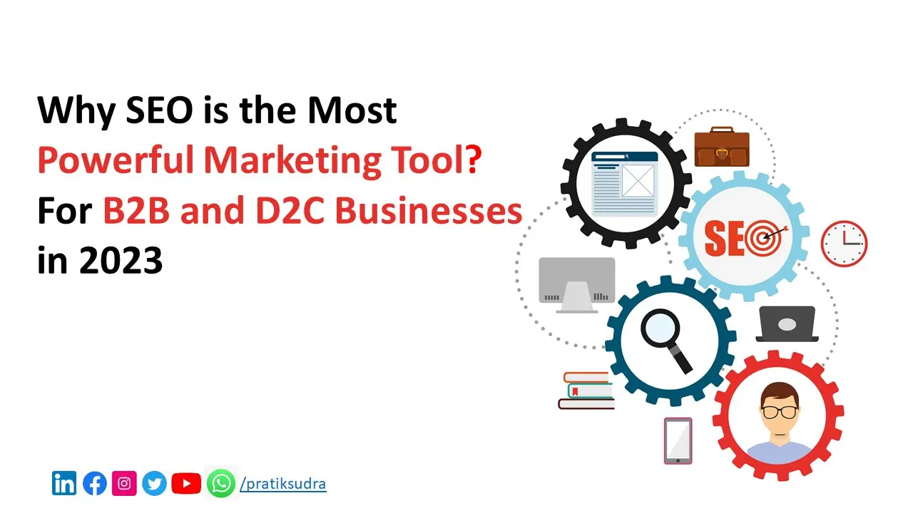 Why SEO is the Most Powerful Marketing Tool for B2B and D2C Businesses in 2023